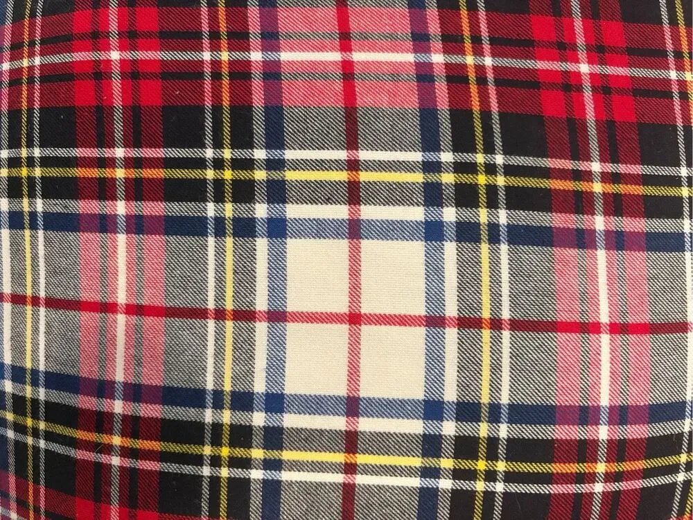 Ralph Lauren Set of Two Carson Throw Down Pillows Tartan Plaid Christmas
